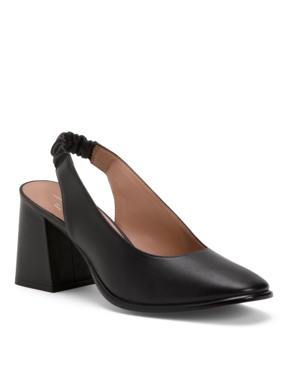 Linea Paolo Women’s Giana Black Block Heel Slingback Pump Heels